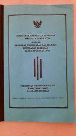 PERKAL BLEBERAN NO 9 TAHUN 2020 TENTANG ANGGARAN PENDAPATAN DAN BELANJA KALURAHAN