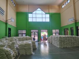 PENYALURAN BANTUAN BERAS CPP KALURAHAN BLEBERAN